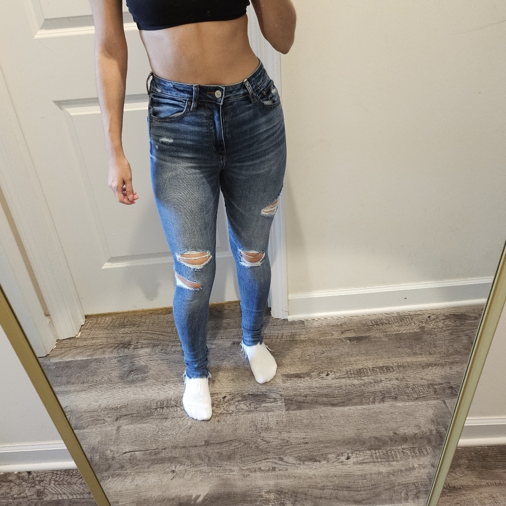 AE SUPER HI RISE JEGGING